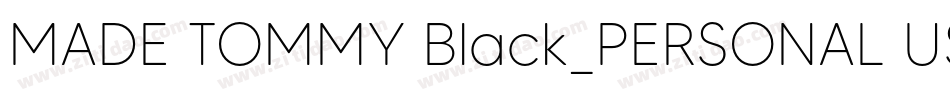 MADE TOMMY Black_PERSONAL USE字体转换